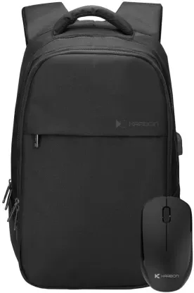 Karbon Laptop Backpack and Mouse Bundle 0 l Laptop Backpack (Black)