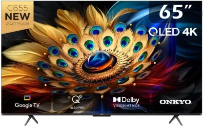TCL 165 cm (65 inch) QLED Ultra HD (4K) Android TV 2022 Edition