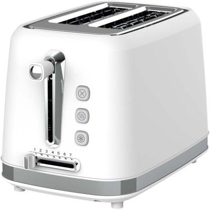 EIGER EG-STP01W 925 W Electric Auto Pop Toaster (White)
