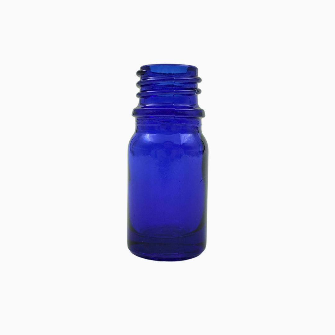 5ml Glass Dropper Bottle (18mm neck) - No Closure - Blue