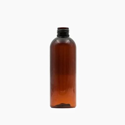 Amber PET Boston Tall Bottle (24mm neck) - 200ml and 250ml