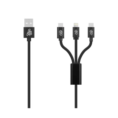 Pro Bass On The Go 3-in-1 Charging Cable