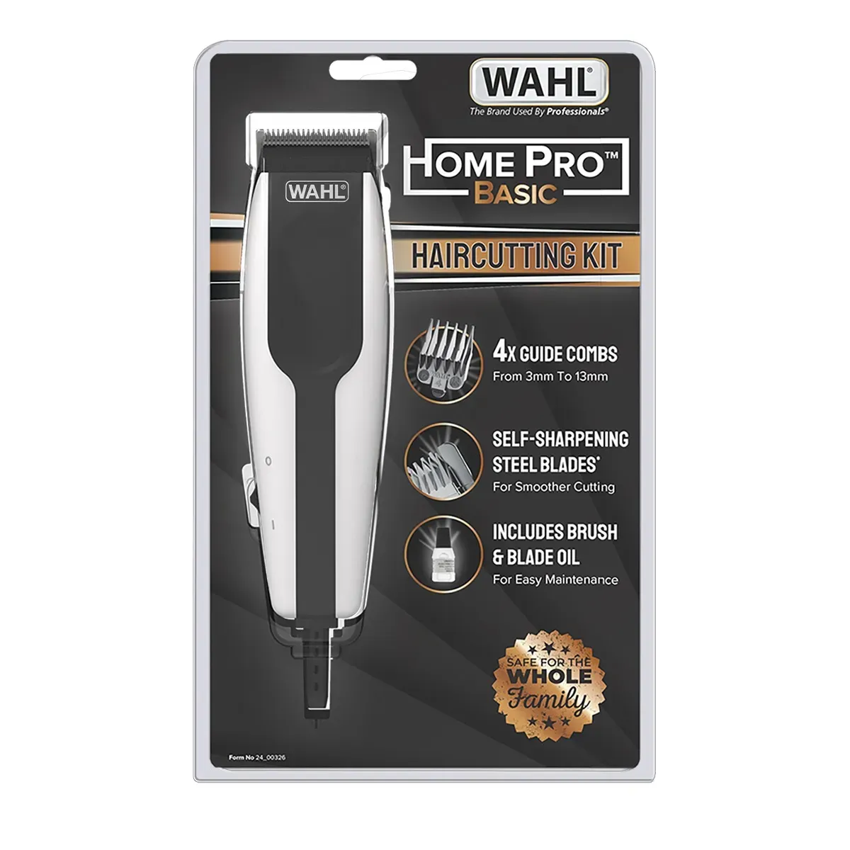 Wahl Home Pro Basic 8 Piece Hair Clipper Kit