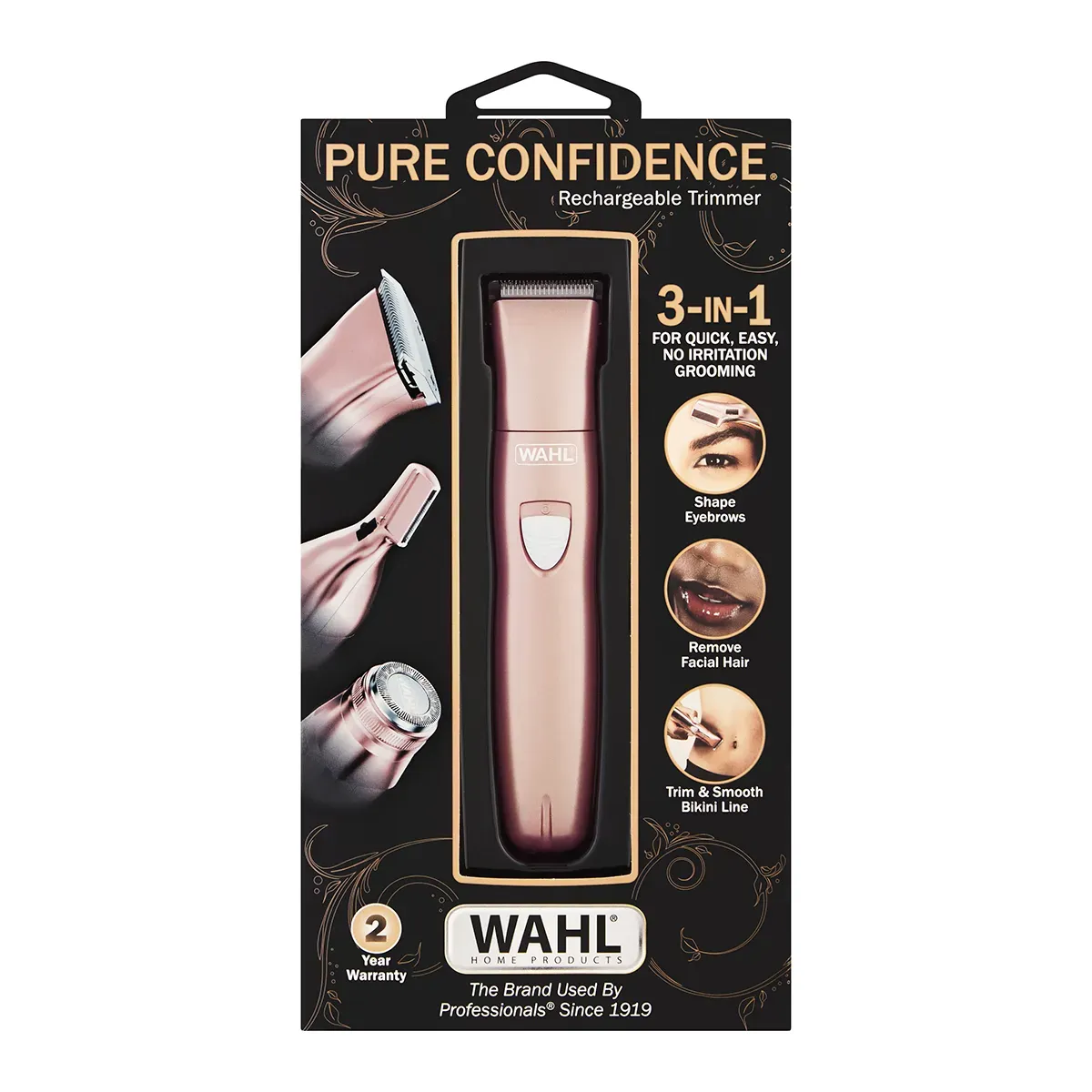 Wahl Rechargeable Rose Gold 9 Piece Ladies Trimmer