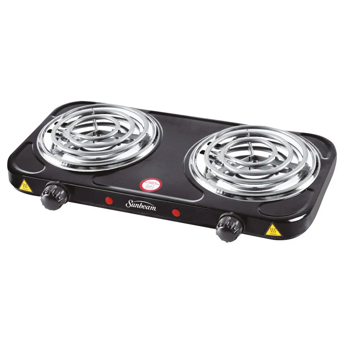 Sunbeam Double Spiral Hotplate Black