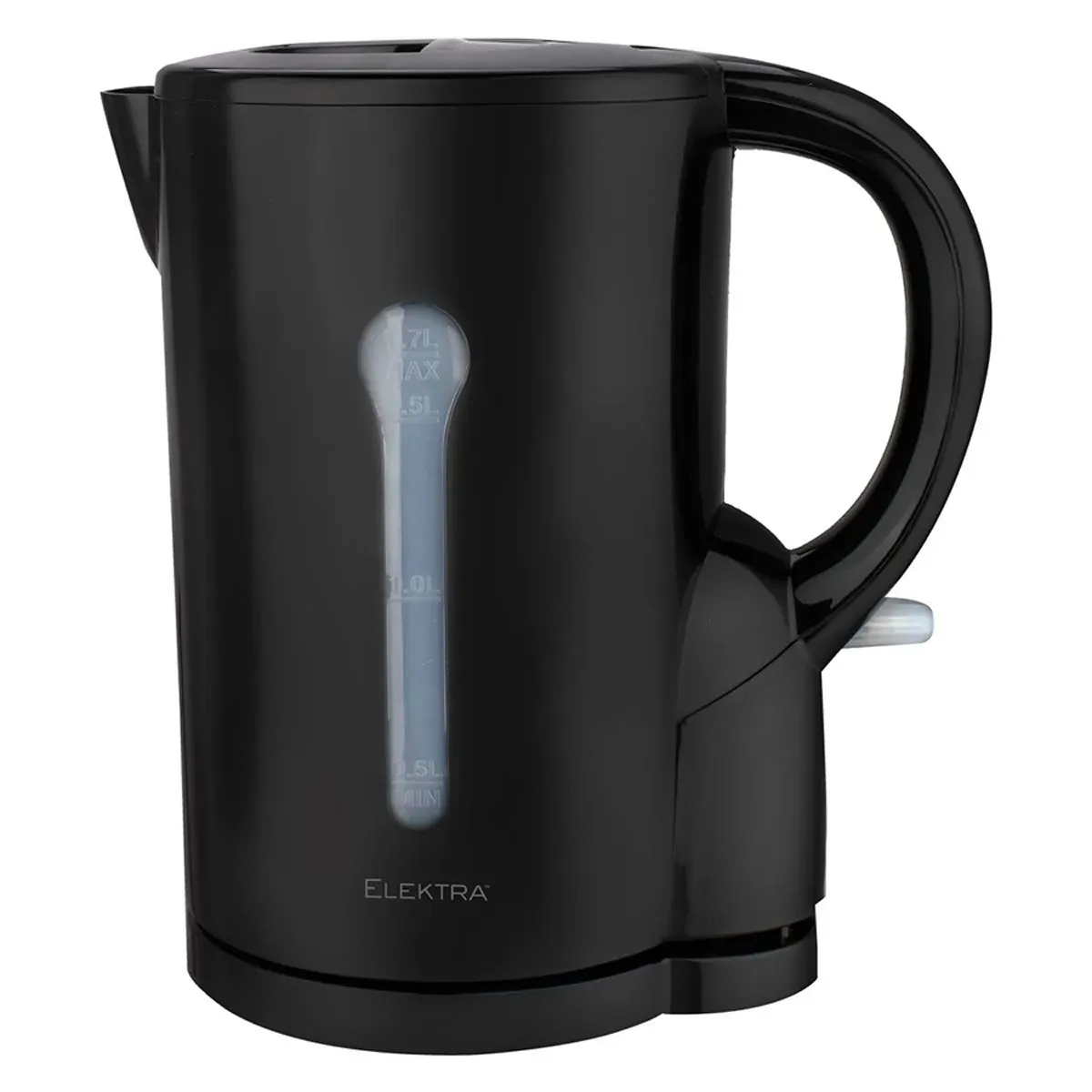 Elektra Plastic Kettle Black 2200w 1.7l