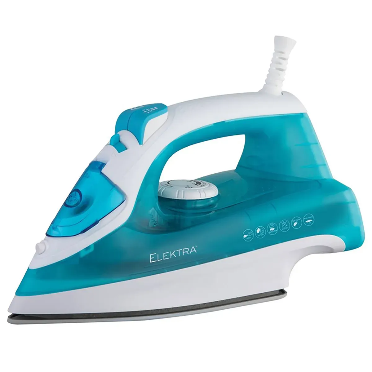 Elektra Ceramic Steam Iron Blue 2200w