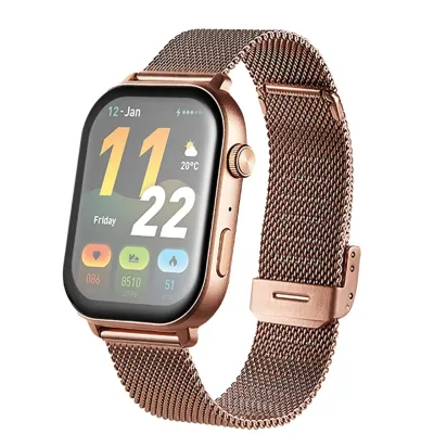 Volkano Trinity Series Multi-function Smart Watch- Rose Gold