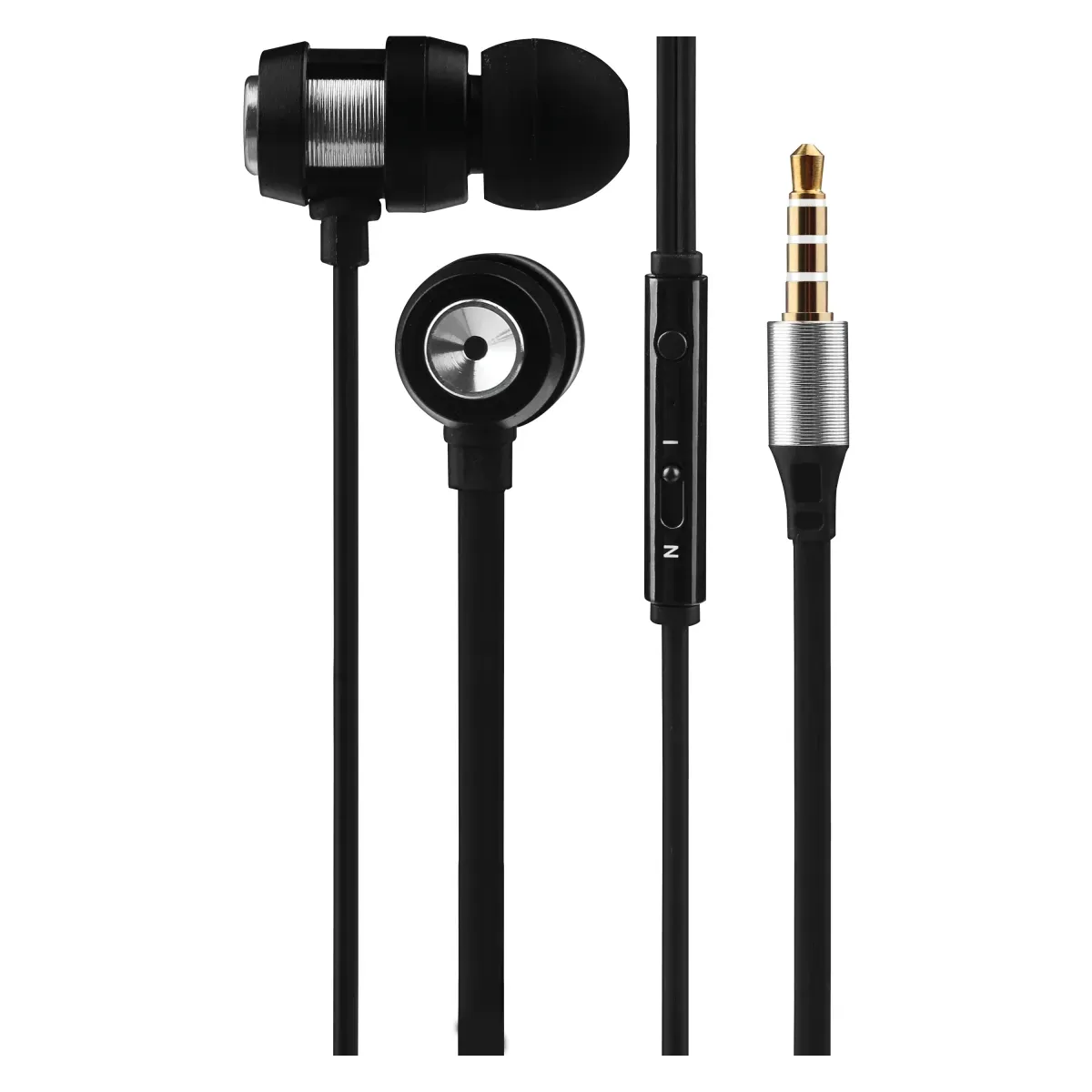 Volkano Alloy Metal Earphone - Silver