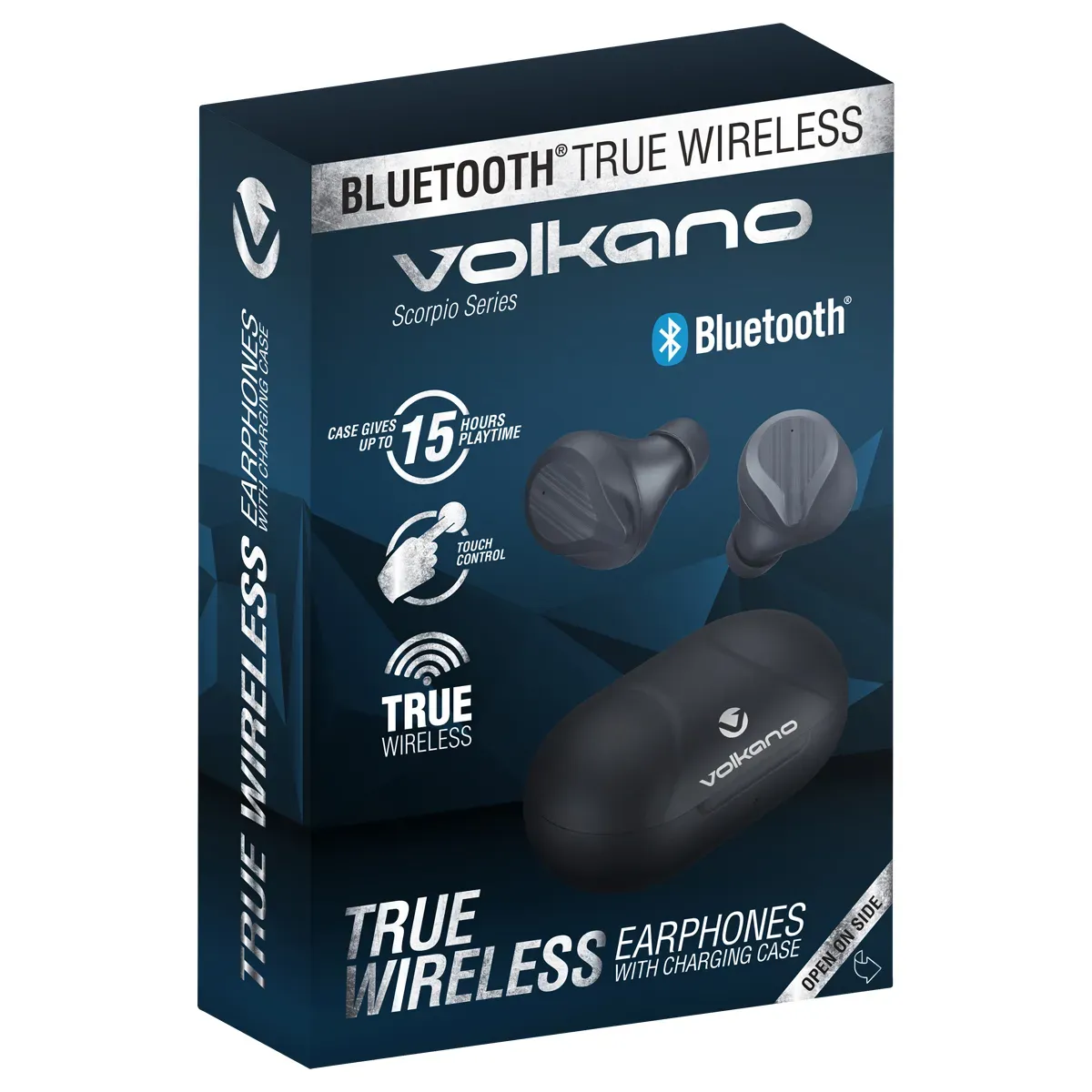 Volkano Scorpio Series True Wireless Earphones - Black