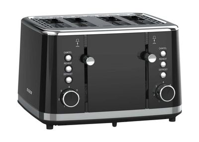 EIGER EG-STS008 1850 W Electric Auto Pop Toaster  (Black)