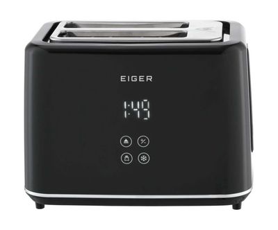 EIGER EG-DTS201-B 950 W Electric Auto Pop Toaster  (Black)