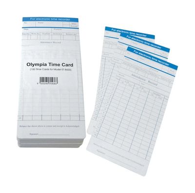 OLYMPIA Time Cards Time & Attendance  (Card Identification)