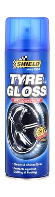 Shield Tyre Gloss Spray Wheel Tire Cleaner  (Pack of 1, 400 ml)