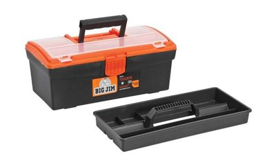 Big Jim DH0230-BL Tool Box with Tray