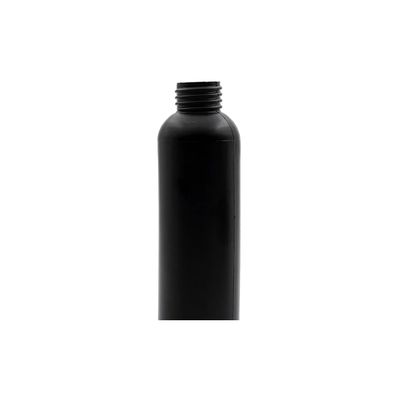 125ml HDPE Boston Tall Bottle (24mm neck) - No Closure - Black