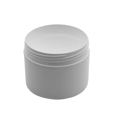 250 g Cosmetic Jar (85 mm neck) - White with White Lid