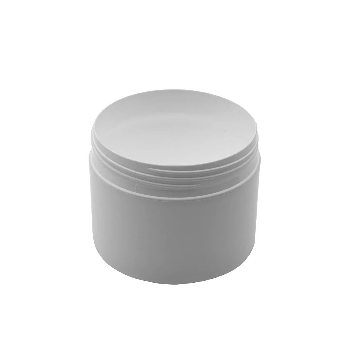 125 g Cosmetic Jar (65 mm neck) - White with White Lid 125 g Cosmetic Jar (65 mm neck) - White with White Lid