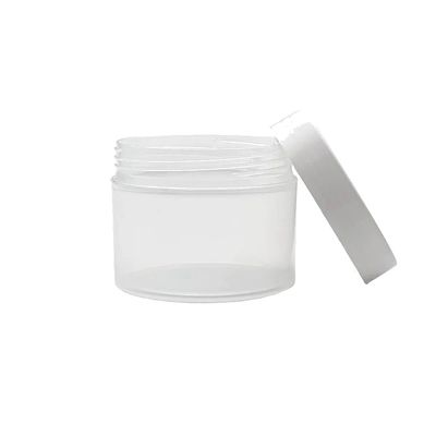 125 g Cosmetic Jar (65 mm neck) - Natural with White Lid