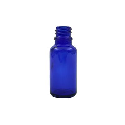 20ml Glass Dropper Bottle (18mm neck) - No Closure - Blue