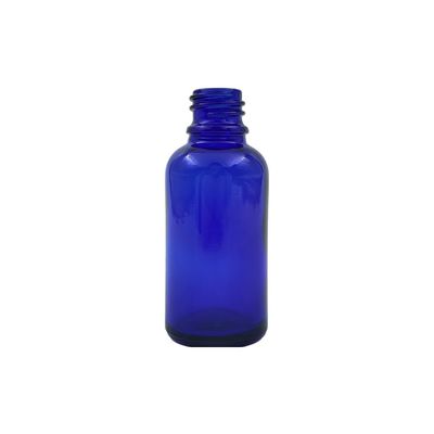 30ml Glass Dropper Bottle (18mm neck) - No Closure - Blue