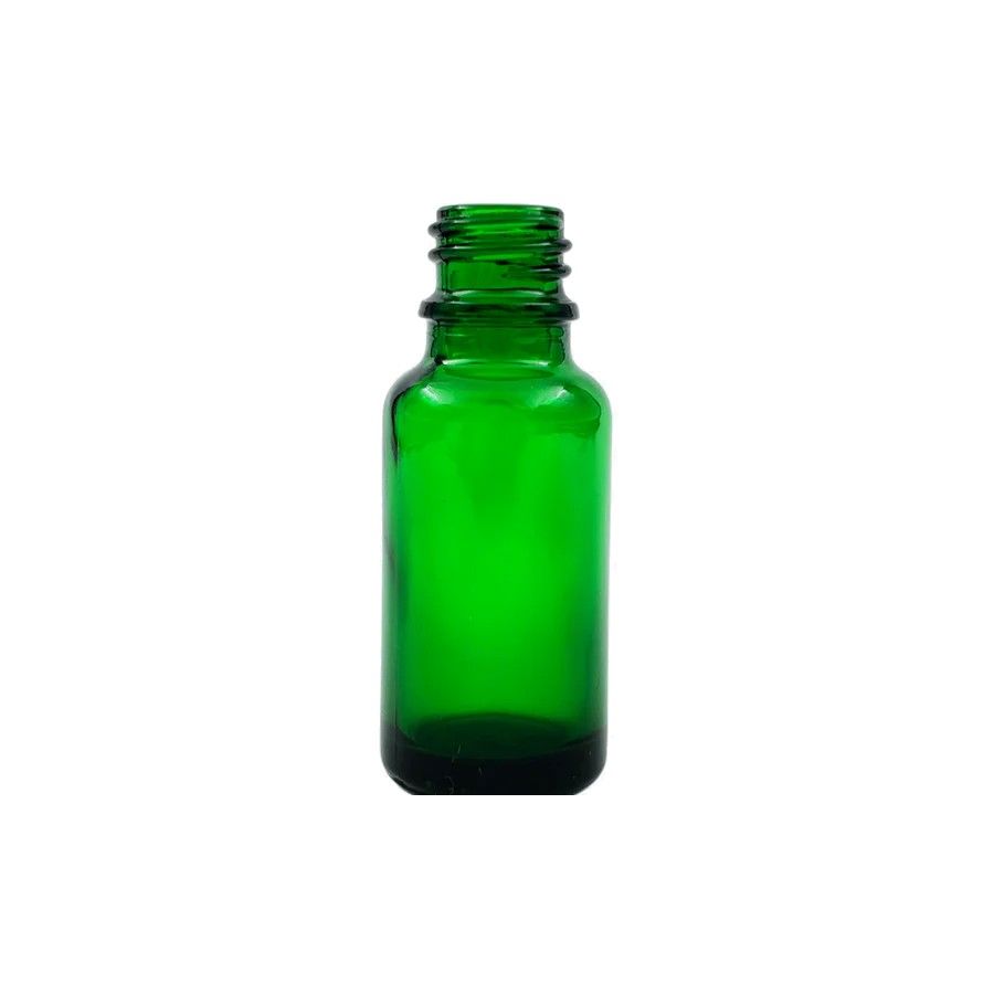 20ml Glass Dropper Bottle (18mm neck) - No Closure - Green 20ml Glass Dropper Bottle (18mm neck) - No Closure - Green