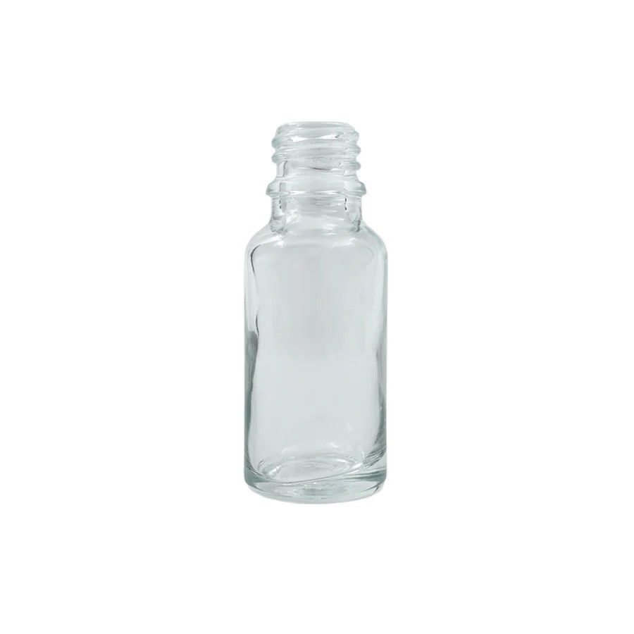 20ml Glass Dropper Bottle (18mm neck) - No Closure - Clear 20ml Glass Dropper Bottle (18mm neck) - No Closure - Clear