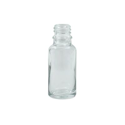 20ml Glass Dropper Bottle (18mm neck) - No Closure - Clear