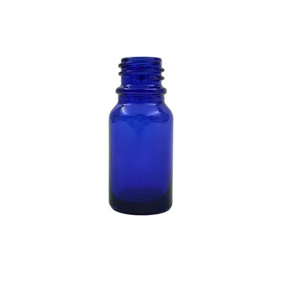 10ml Glass Dropper Bottle (18mm neck) - No Closure - Blue
