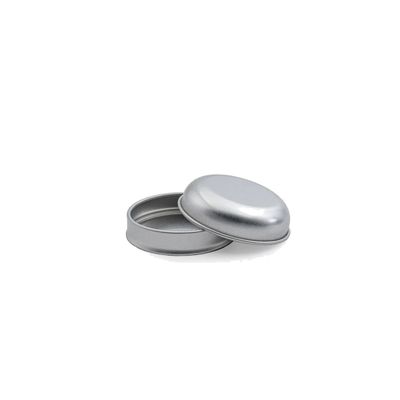 9 ml Tin Container with Lid (7 grams) - Silver