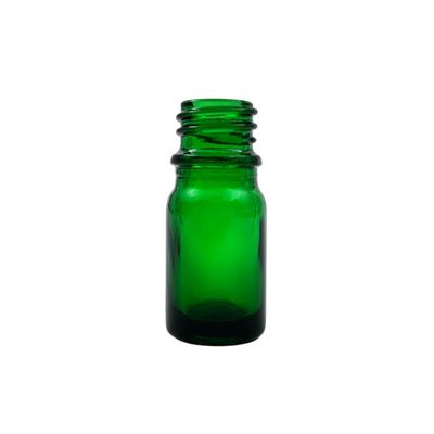 5ml Glass Dropper Bottle (18mm neck) - No Closure - Green