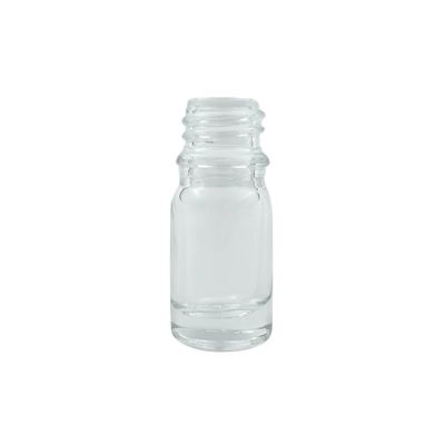 5ml Glass Dropper Bottle (18mm neck) - No Closure - Clear