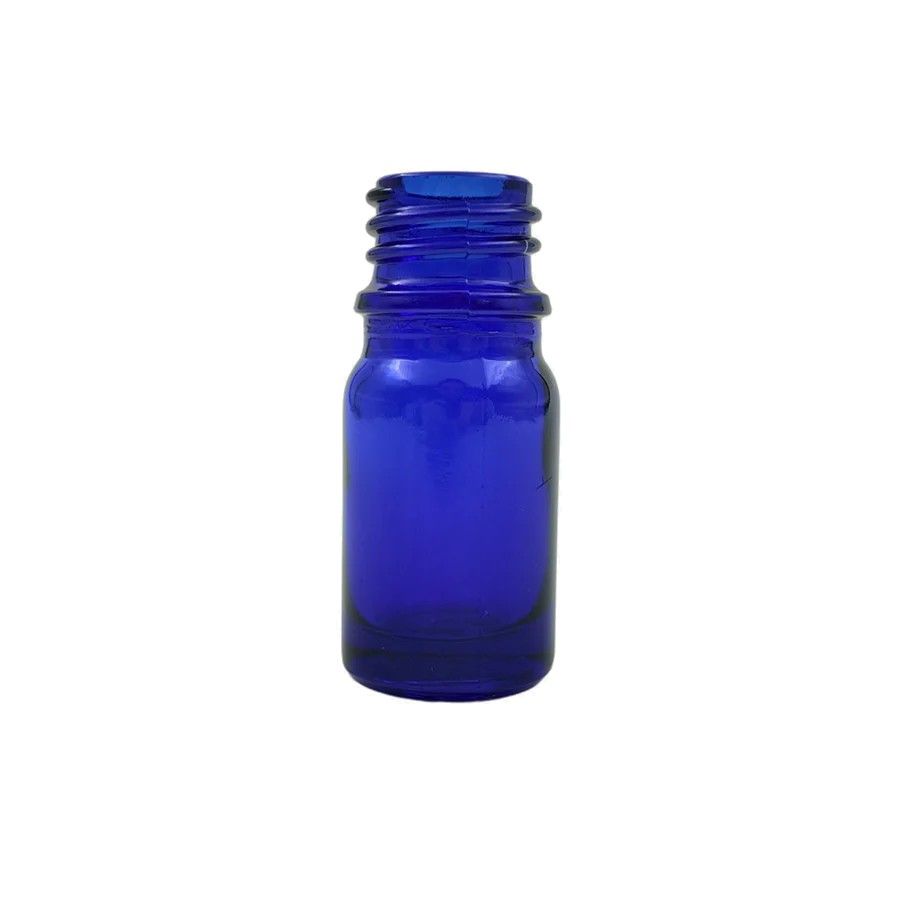 5ml Glass Dropper Bottle (18mm neck) - No Closure - Blue 5ml Glass Dropper Bottle (18mm neck) - No Closure - Blue