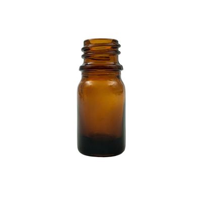 5ml Glass Dropper Bottle (18mm neck) - No Closure - Amber