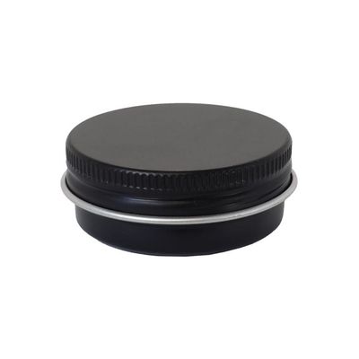 15G Black Aluminium Tin Jar