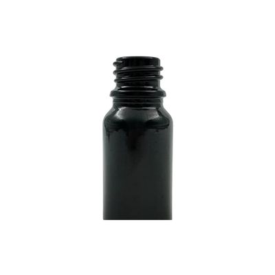 10ml Glass Dropper Bottle (18mm neck) - No Closure - Black