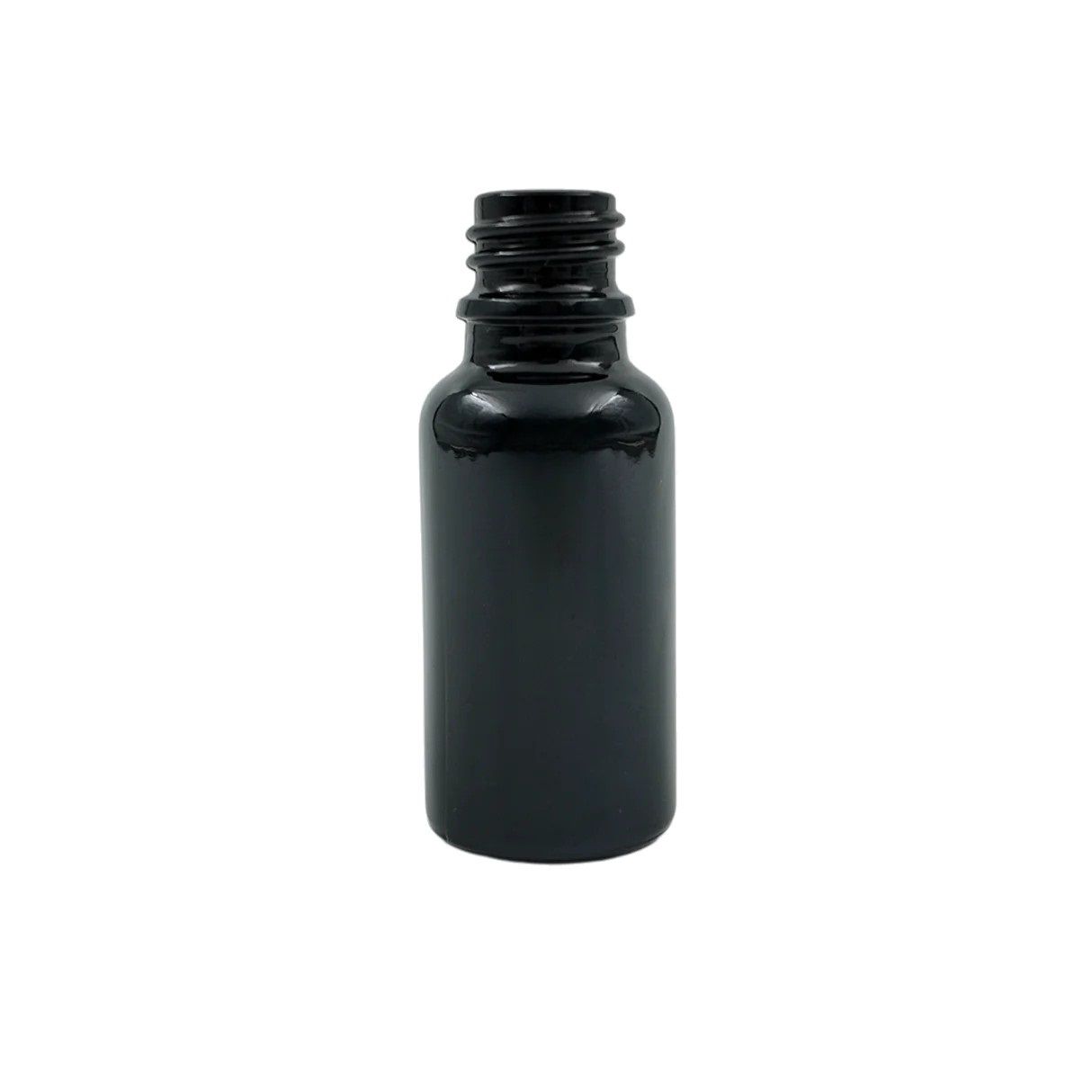 20ml Glass Dropper Bottle (18mm neck) - No Closure - Black 20ml Glass Dropper Bottle (18mm neck) - No Closure - Black