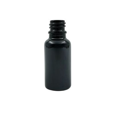 20ml Glass Dropper Bottle (18mm neck) - No Closure - Black