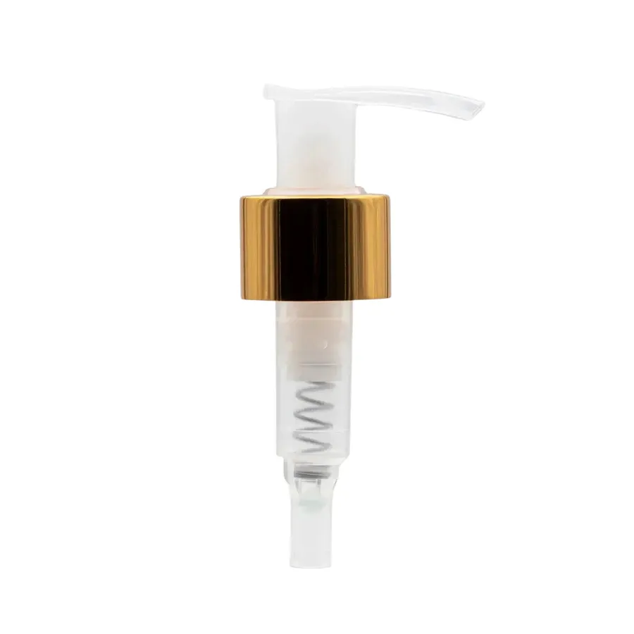 Gold Collar Lotion Pump (24 mm) - Natural Gold Collar Lotion Pump (24 mm) - Natural