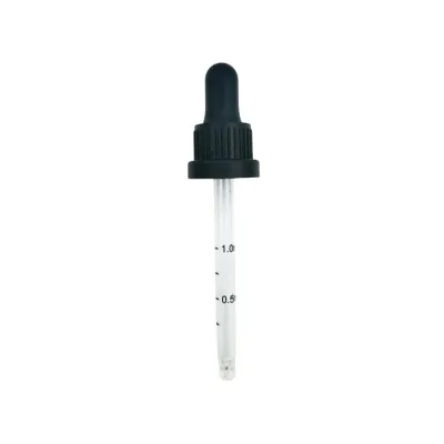 Pipette Dropper Cap (18 mm) - For 50 ml Glass Bottle