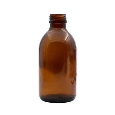 200ml Glass Bottle (28mm Neck) - No Closure - Amber