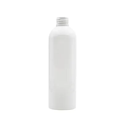 200ml PET Boston Tall Bottle (24mm neck) - No Closure - Solid White