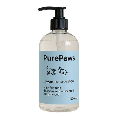 PurePaws Luxury Pet Shampoo for Dogs & Cats - 500ml PurePaws Luxury Pet Shampoo for Dogs & Cats - 500ml