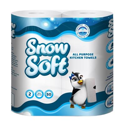 2 Snowsoft Kitchen Towel 2 Ply 50 Sheet 2 Snowsoft Kitchen Towel 2 Ply 50 Sheet