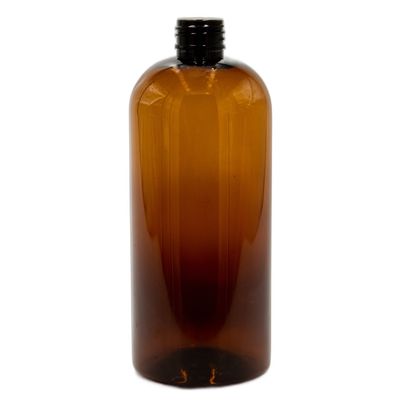 PET 500ml Amber Boston Squat 24/410