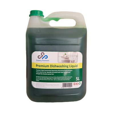 5L Supply Partners - Premium 3x Concentrated Dishwashing Liquid Detergent 5L Supply Partners - Premium 3x Concentrated Dishwashing Liquid Detergent
