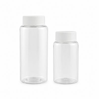 Clear Jar / Tablet Container with 38mm Opening includes White Wadded Cap and EPE Liner - Available in 125 gram and 200 gram Clear Jar / Tablet Container with 38mm Opening includes White Wadded Cap and EPE Liner - Available in 125 gram and 200 gram
