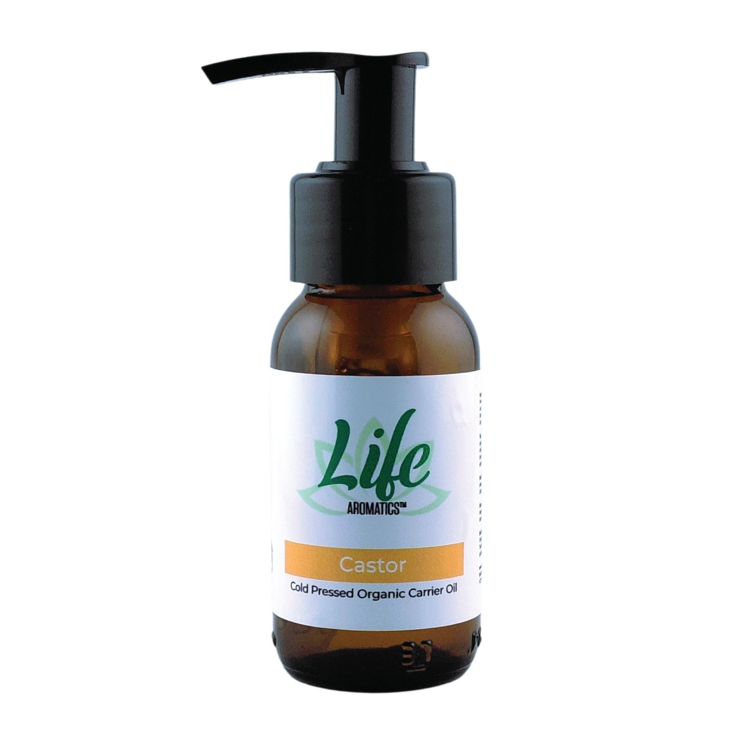 Castor Oil with Lotion Pump (Organic and Cold Pressed), Size: 50ml