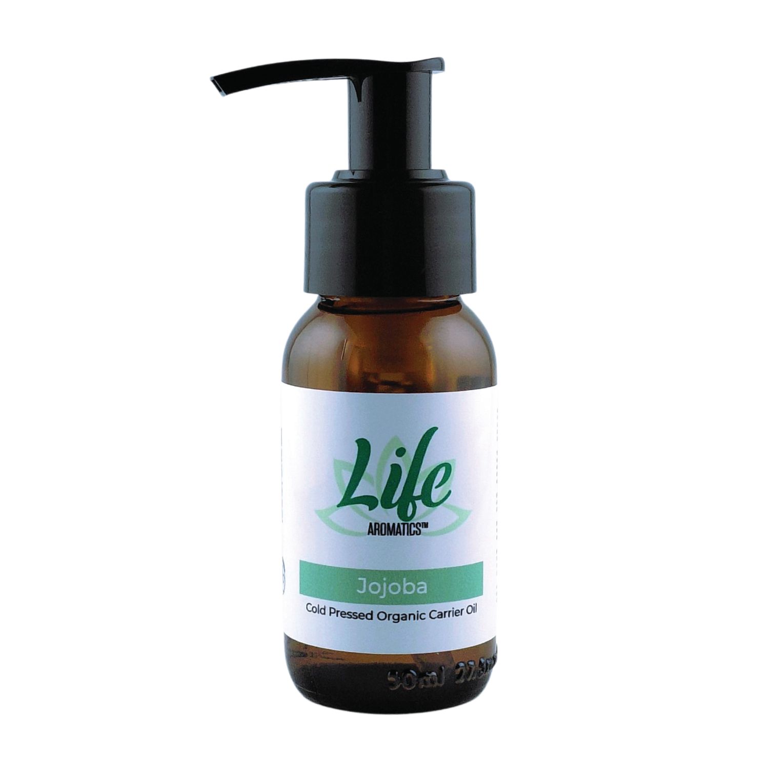 Jojoba Oil with Lotion Pump (Organic and Cold Pressed) Jojoba Oil with Lotion Pump (Organic and Cold Pressed), Size: 50ml