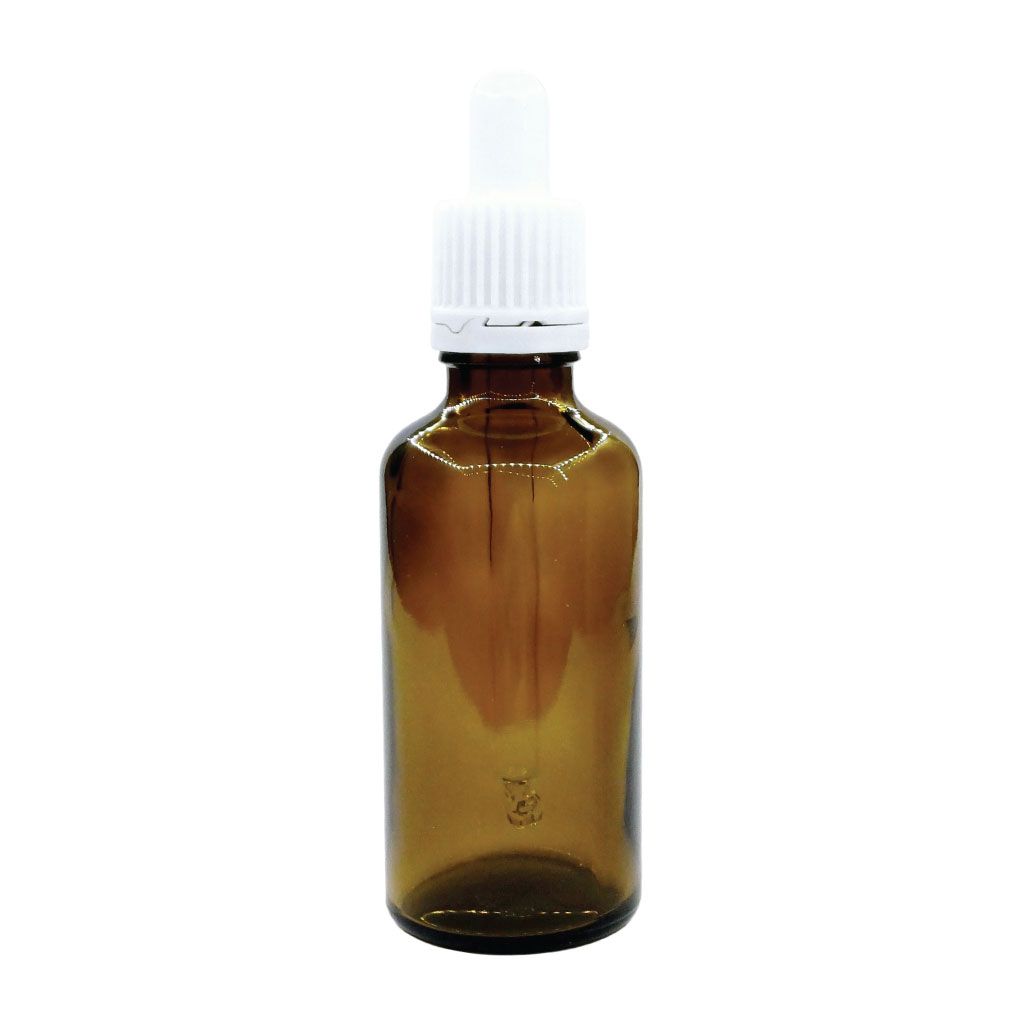50ml Brown Amber Dropper Bottles with White Glass Pipettes 50ml Brown Amber Dropper Bottles with White Glass Pipettes